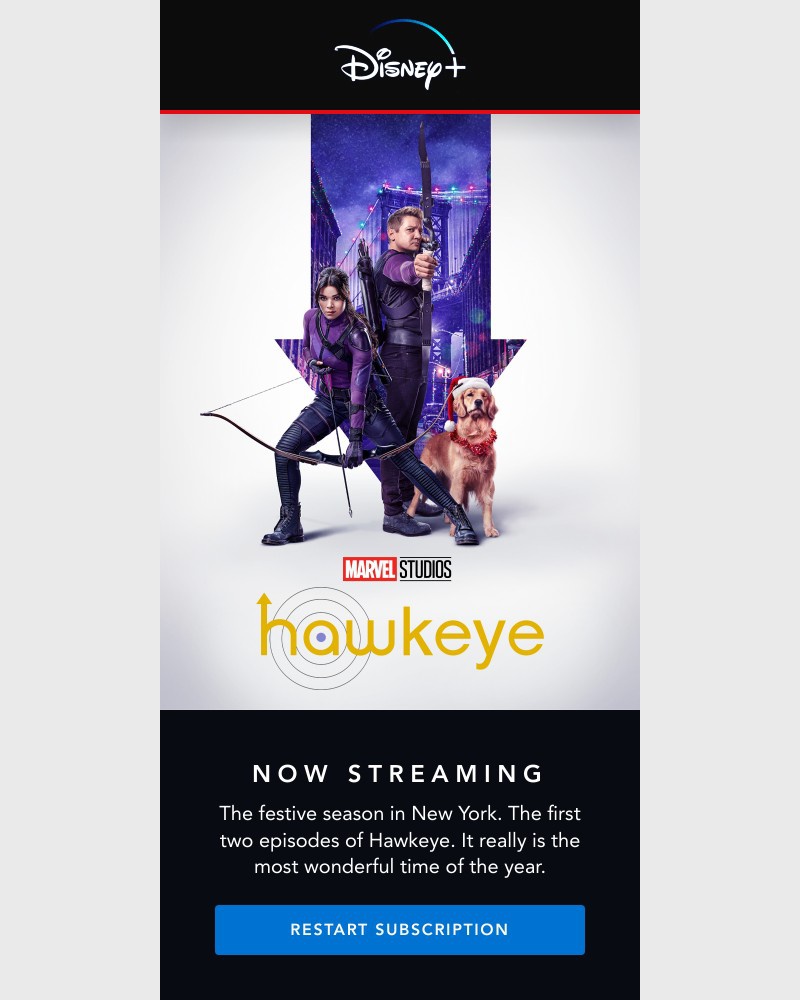 Disney+ - Now Streaming | Hawkeye 🏹