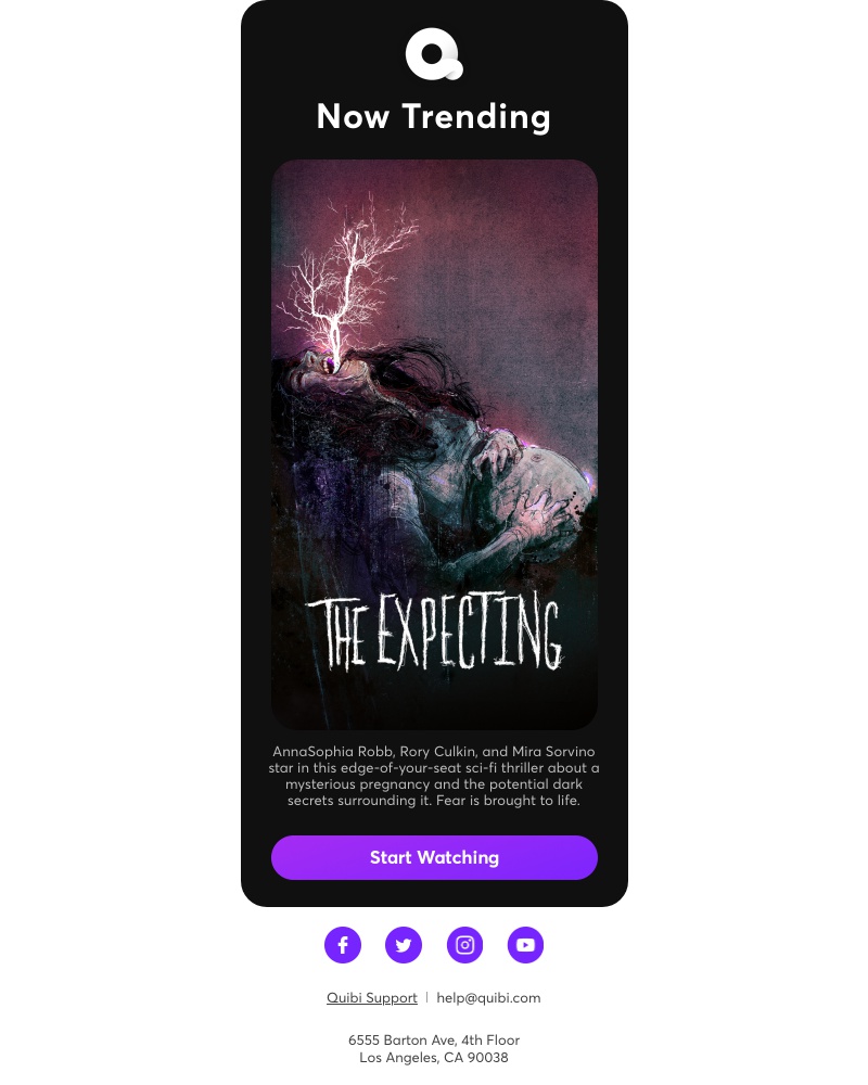 Quibi - Now Trending on Quibi: The Expecting