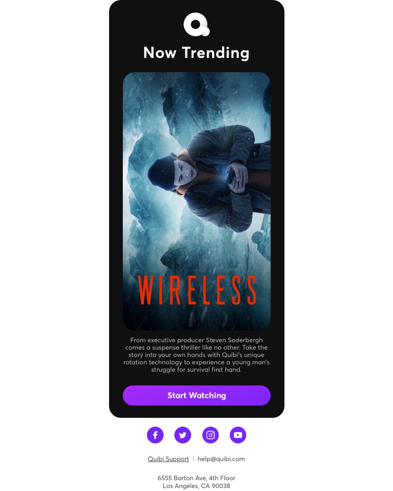Quibi - Now Trending on Quibi: Wireless