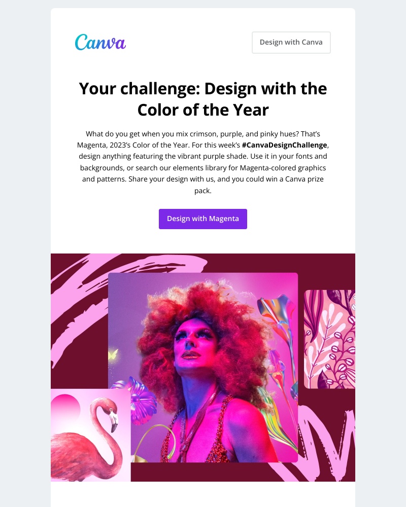 Canva - One color, infinite possibilities #CanvaDesignChallenge
