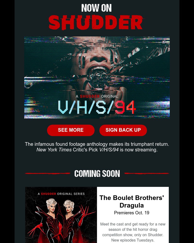 Shudder - Our Biggest October Ever! 🎃 👻