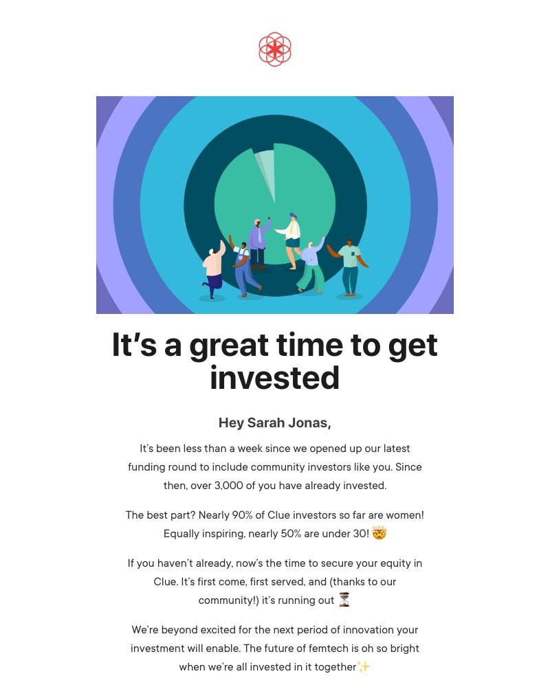 Clue - Our crowdfund is on π₯