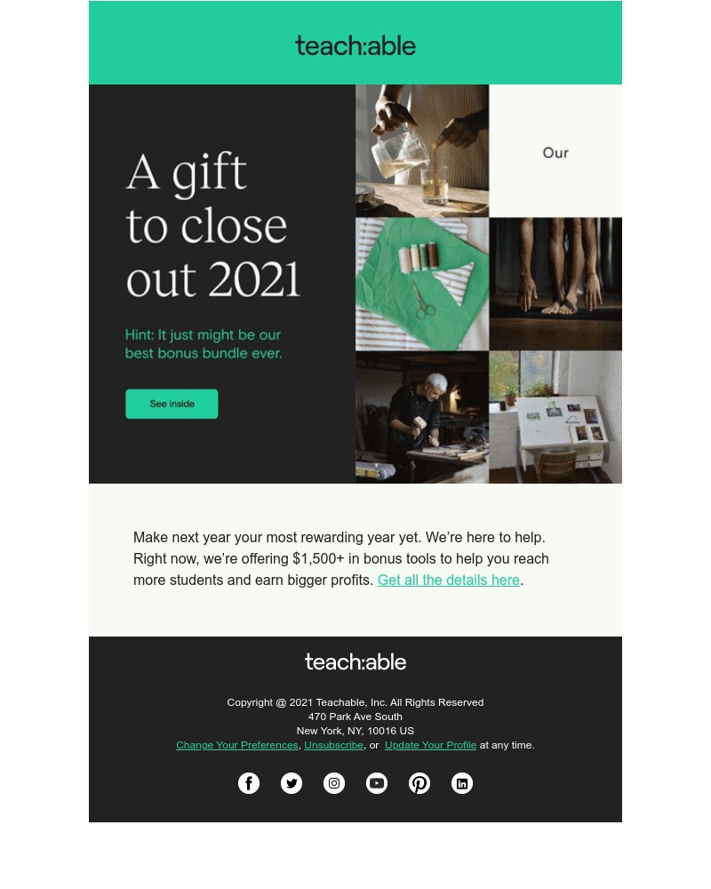Teachable - Our gift to you