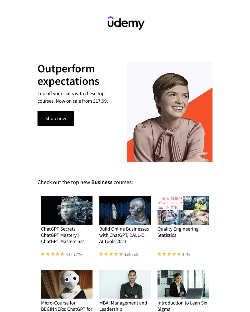 Udemy - Our leading courses. As low as £17.99 for a limited time