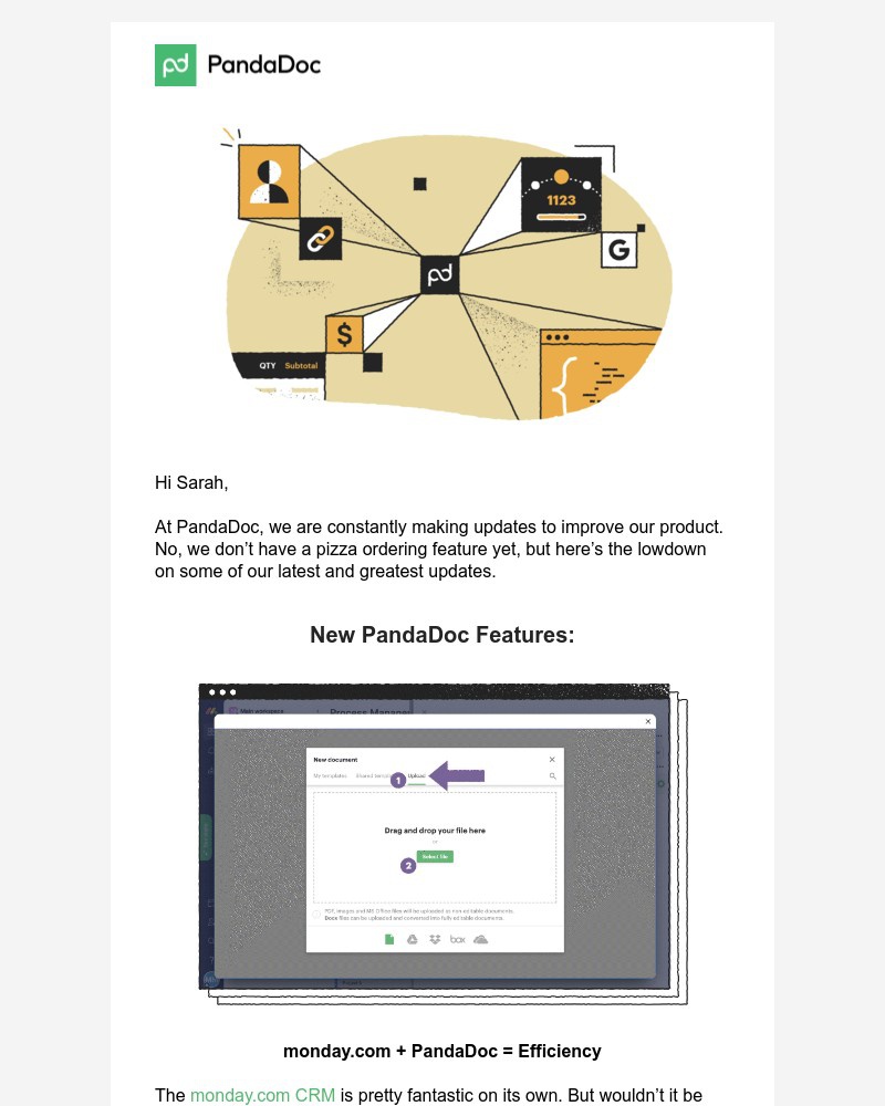 PandaDoc - Our newest features straight to your inbox
