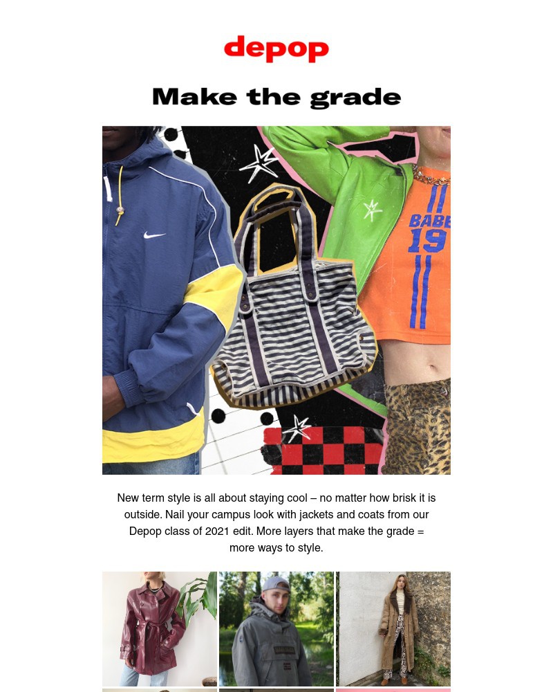 Depop - Outerwear that makes the grade