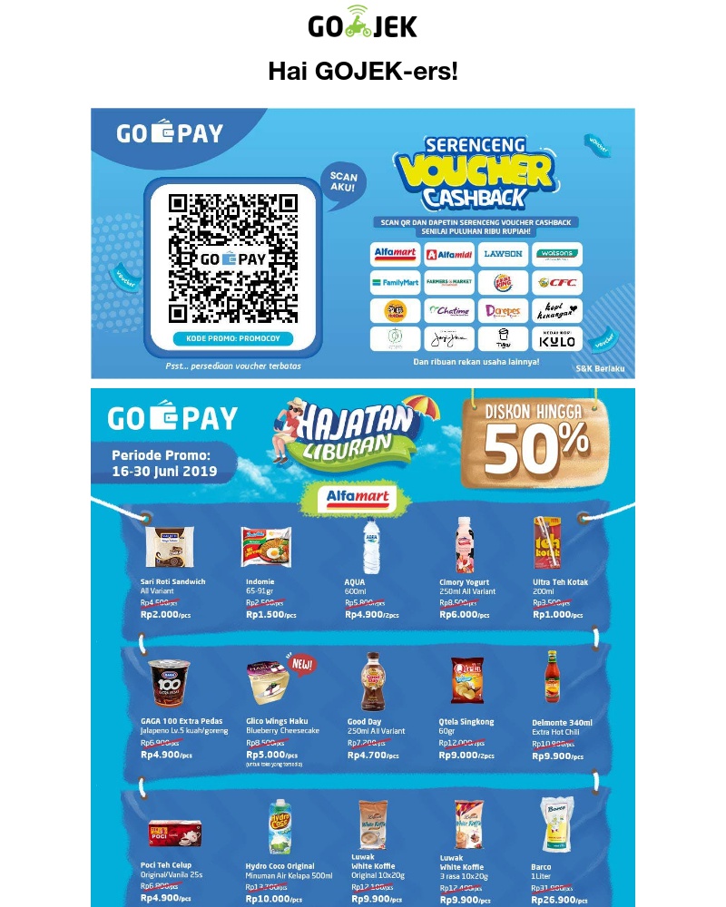 Go-Jek - Pengen hepi tapi tiap hari? #pakaiGOPAY aja!