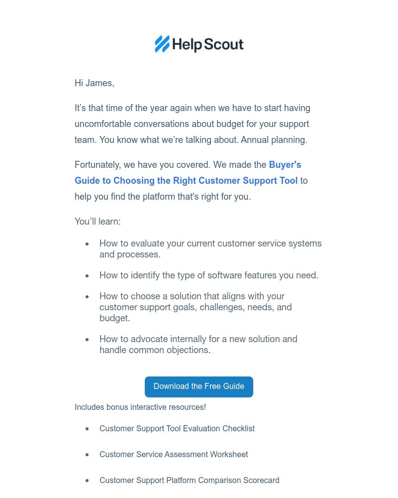 Help Scout - Planning your 2021 support needs?Ā