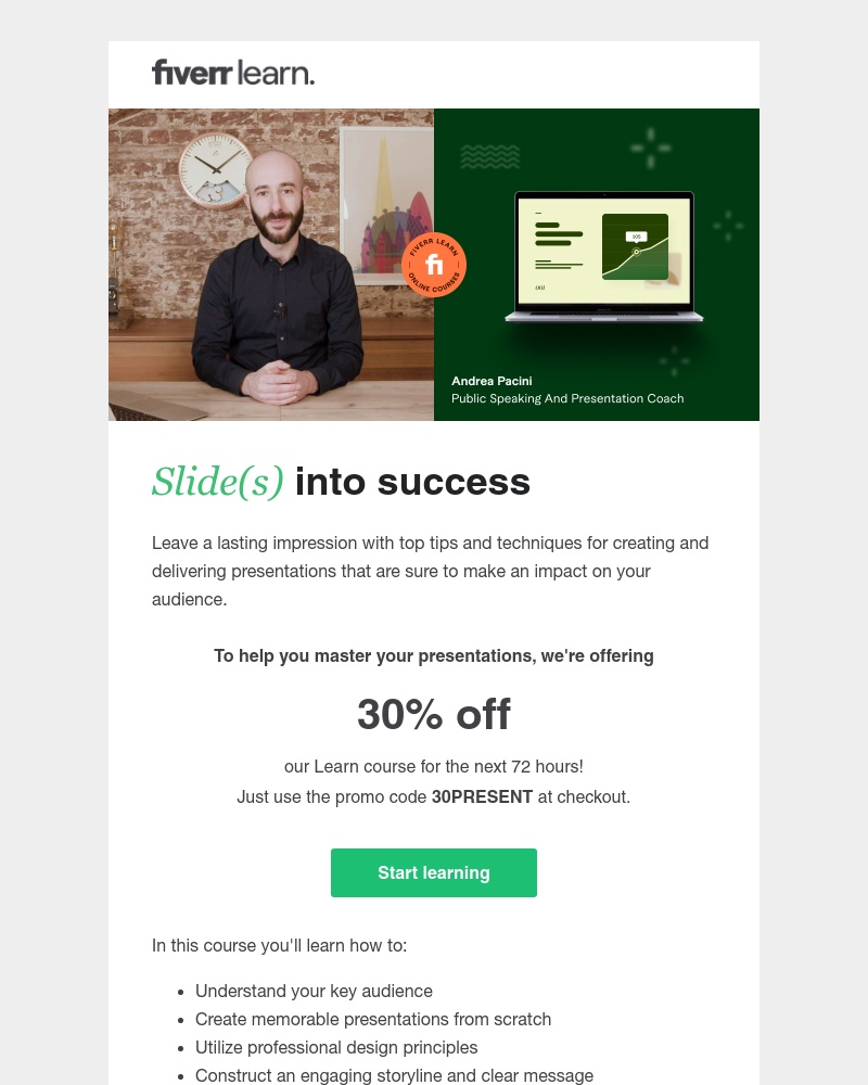 Fiverr - Present like a pro