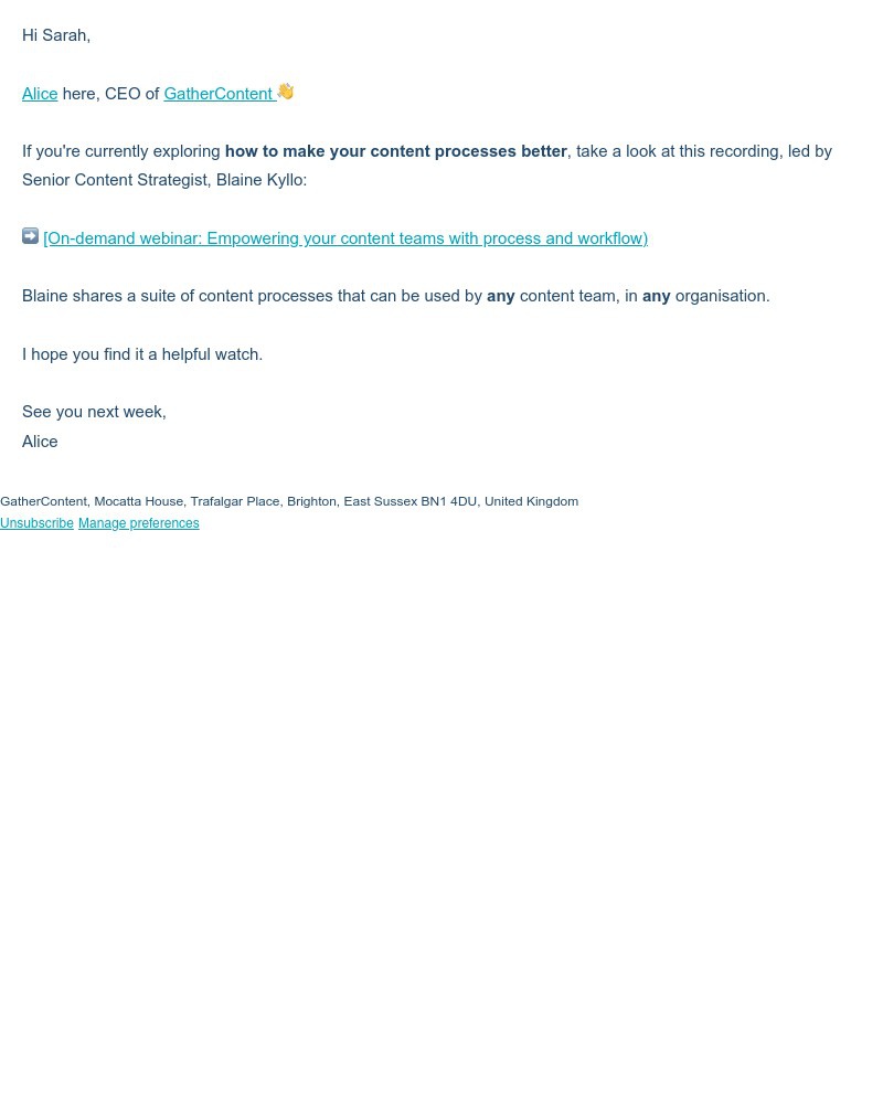 GatherContent - Processes + workflows = a slicker content team