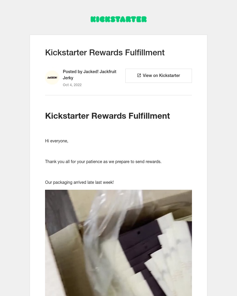 Kickstarter - Project Update #5: Jacked! Jackfruit Jerky by Jacked! Jackfruit Jerky