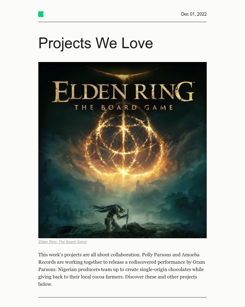 Kickstarter - Projects We Love: Creative collaboration