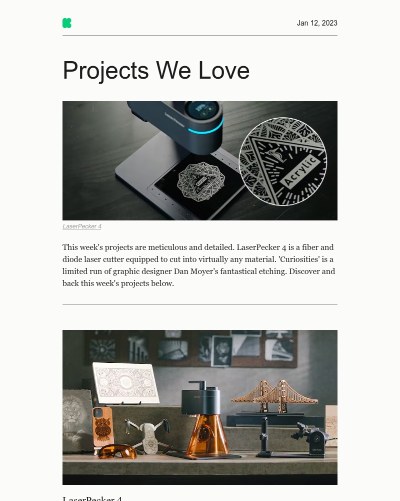 Kickstarter - Projects We Love: Meticulous details