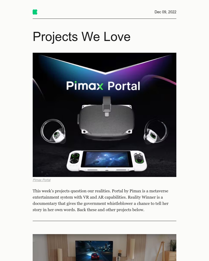 Kickstarter - Projects We Love: Questioning reality