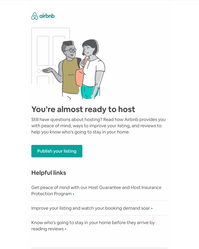 Airbnb - Publish your listing to start earning extra income