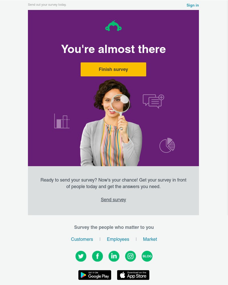 SurveyMonkey - Put the finishing touches on your survey