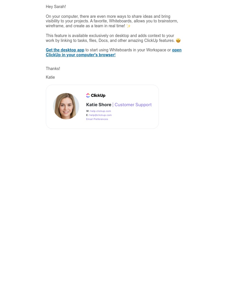 ClickUp - Raise collaboration 10x with ClickUp on your computer.