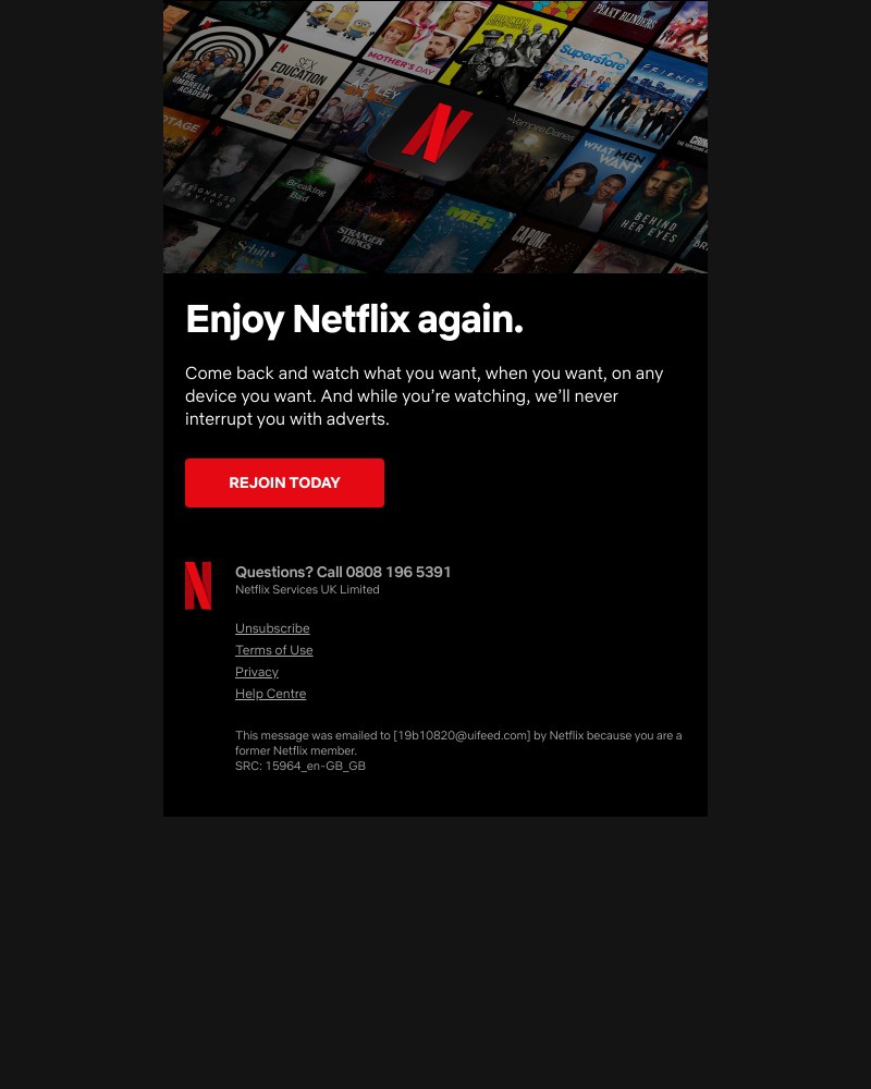 Netflix - Ramy, let’s reunite. Come back for unlimited entertainment.