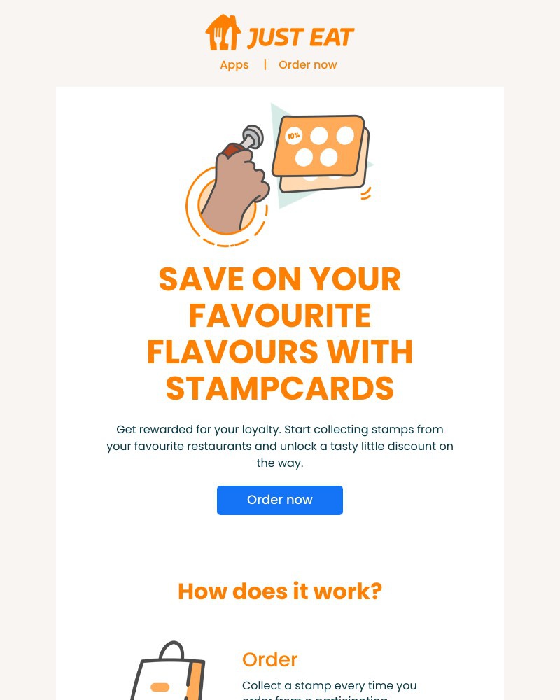 Just Eat - Ramy, StampCards are here!