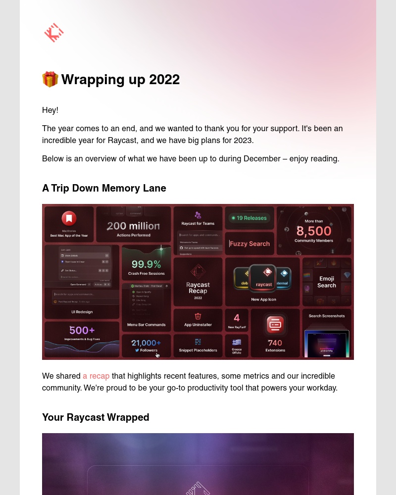 Raycast - 🎁 Raycast: Wrapping up the year