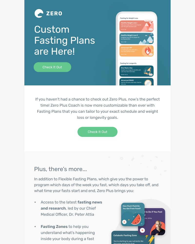 Zero - Reach your weight goal with our newest feature!