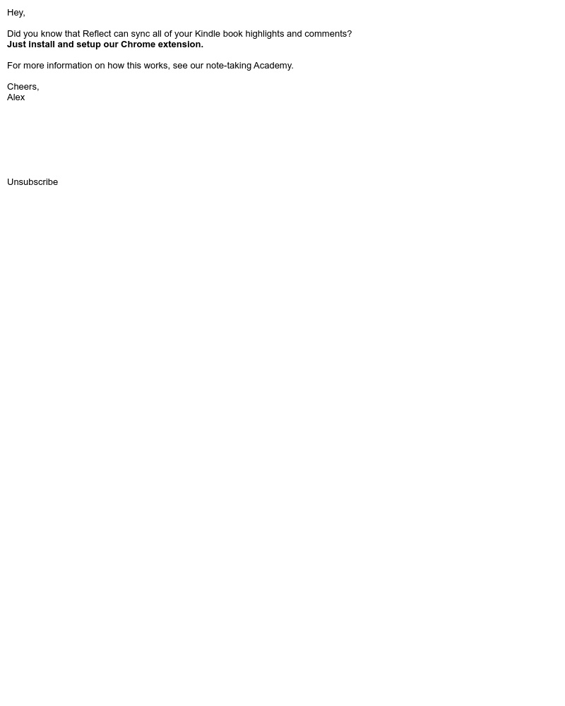 Reflect - Reflect: sync all of your Kindle highlights