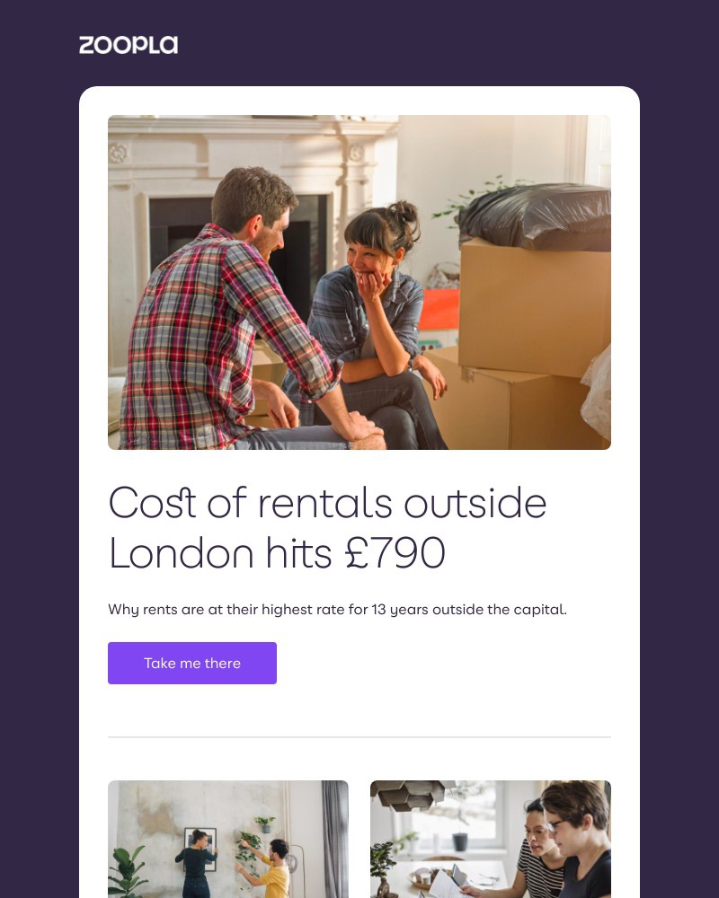 Zoopla - Rents are rising rapidly outside of London