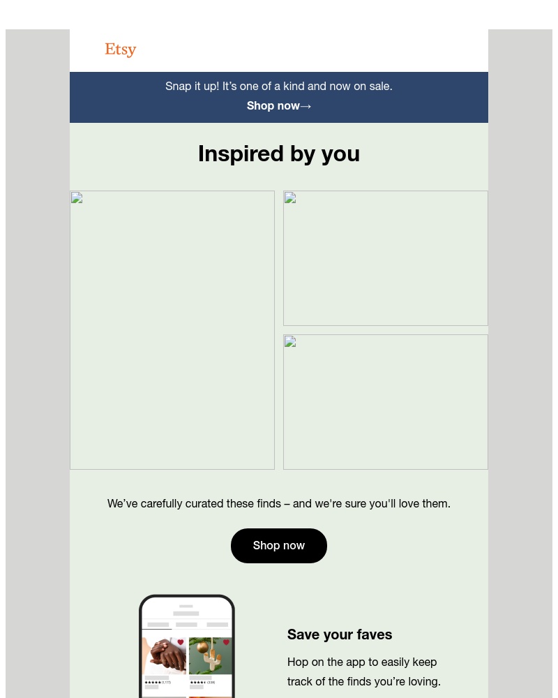 Etsy - Rounded them up, just for you.