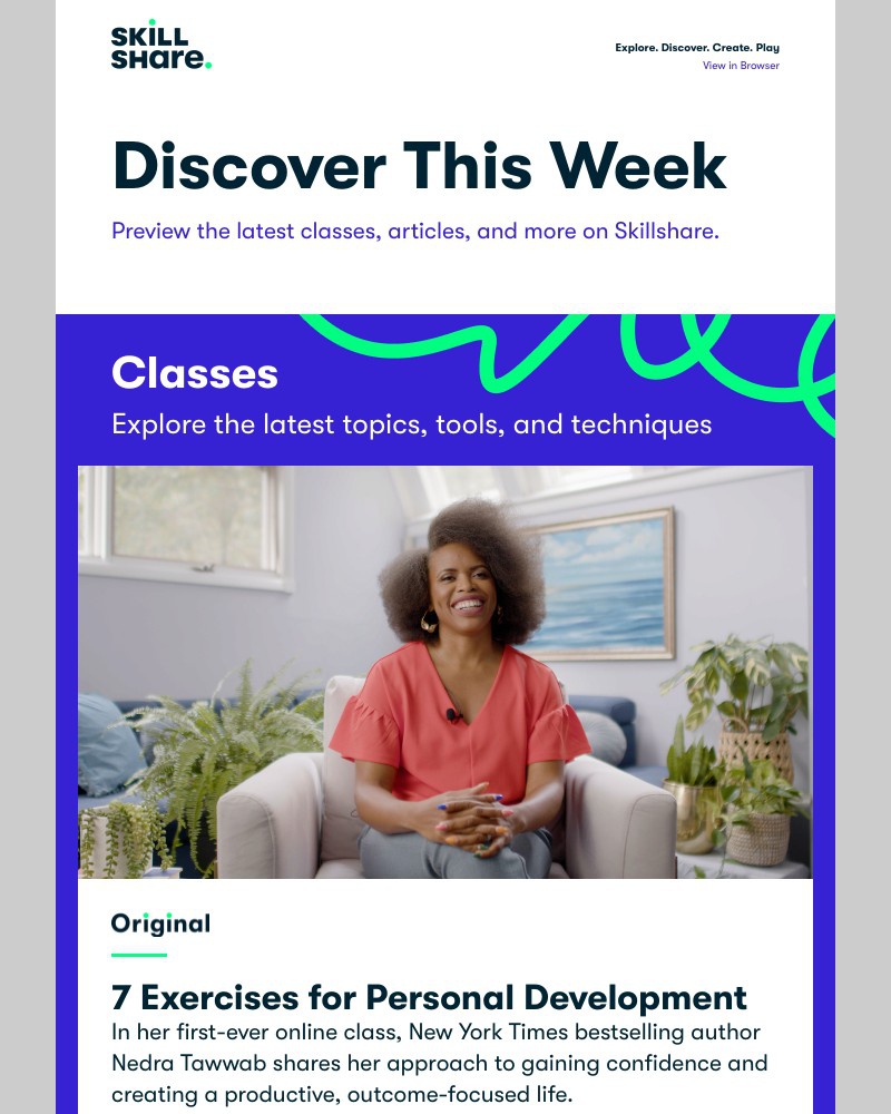 Skillshare - Sarah, Build a Life You Love, Learn to Watercolor, and More!