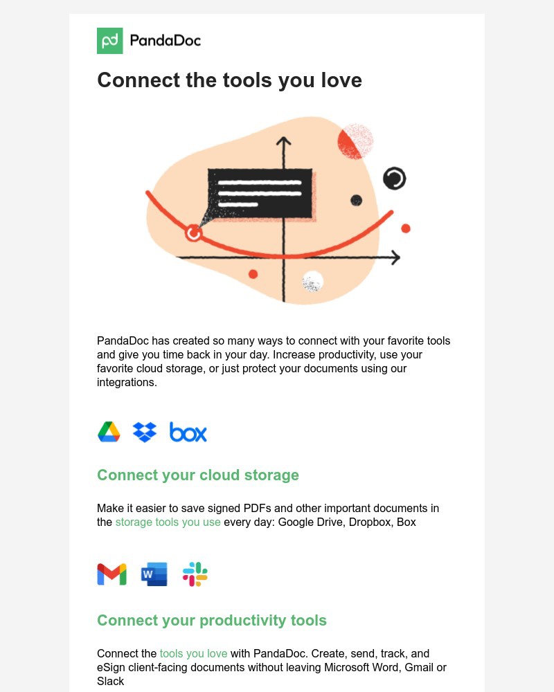 PandaDoc - Sarah, connect your favorite tools to PandaDoc