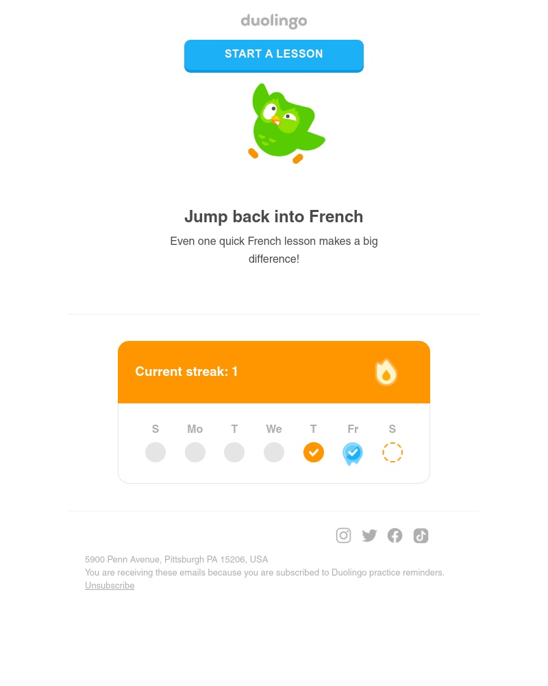 Duolingo - ⏰ Sarah, got 3 minutes?