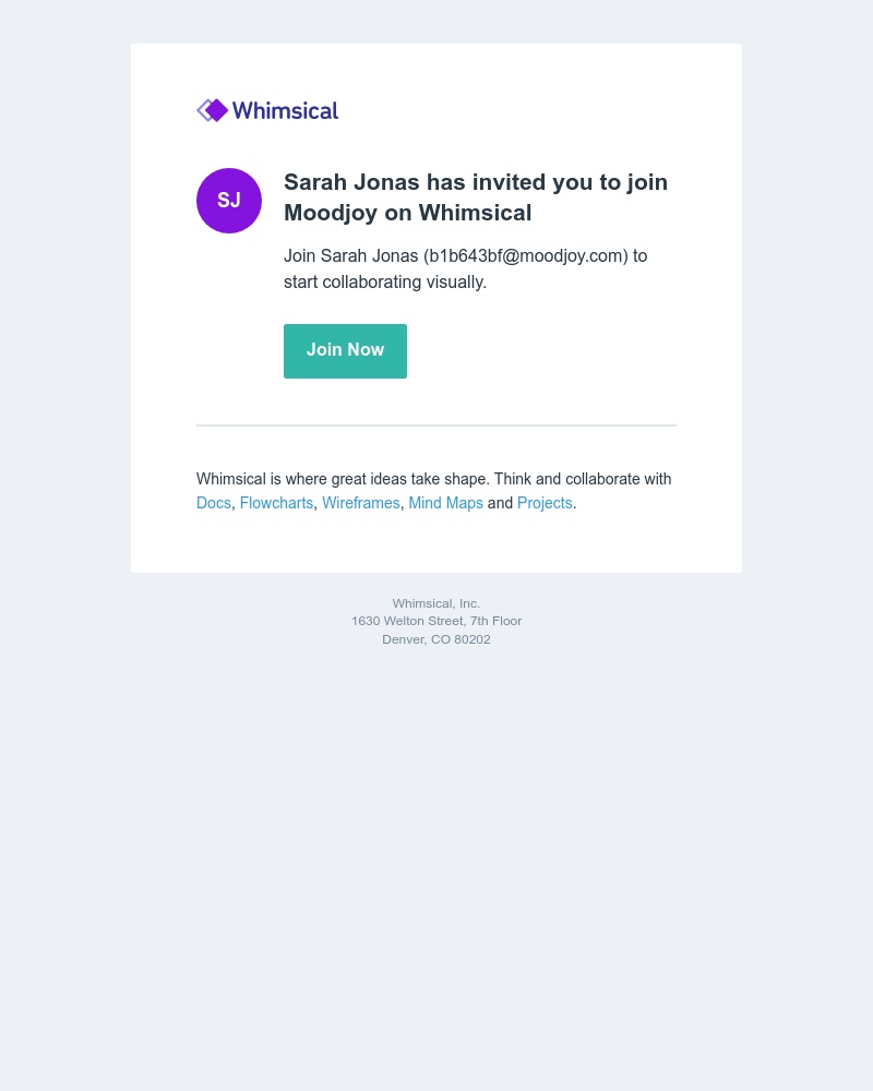 Whimsical - Sarah Jonas has invited you to join a Whimsical workspace