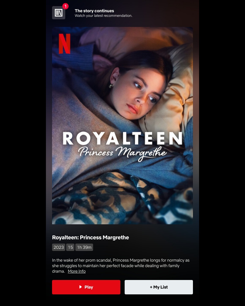 Netflix - Sarah Jonas, we've just added a film you might like