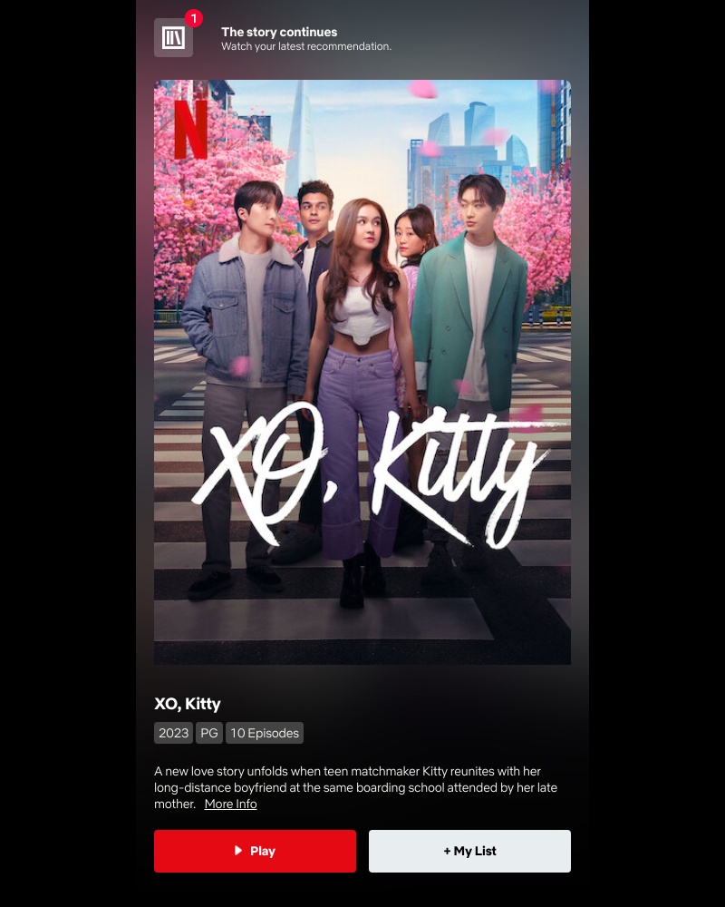 Netflix - Sarah Jonas, we've just added a TV programme you might like