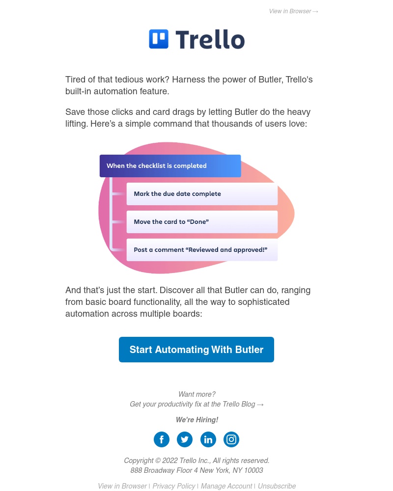 Trello - Save time on tedious tasks