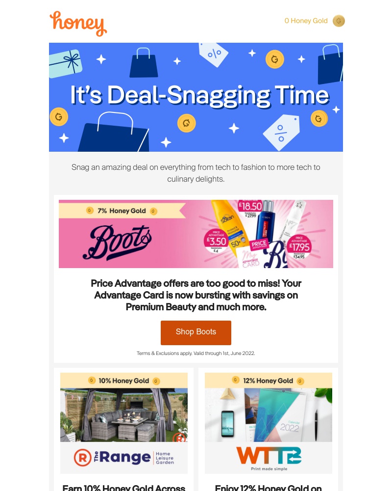 Honey - Savvy deal shopping starts here 🏁