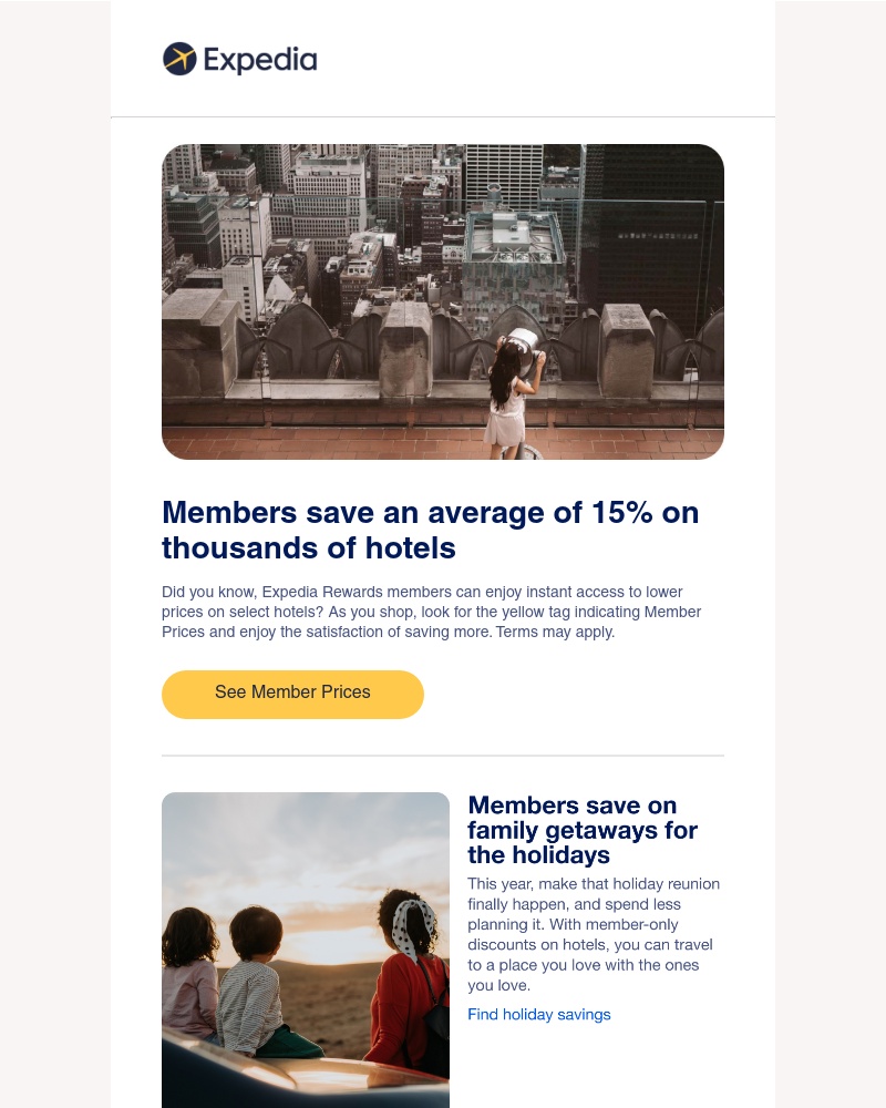 Expedia - Score instant savings as an Expedia Rewards member
