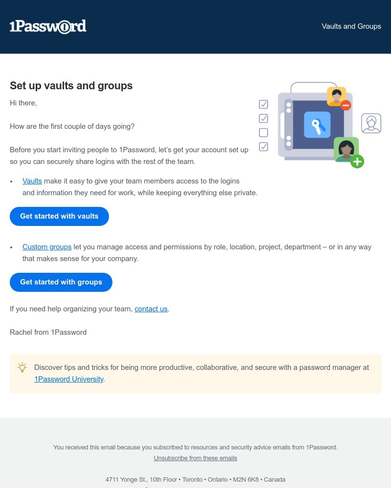 1Password - Share logins securely with your team