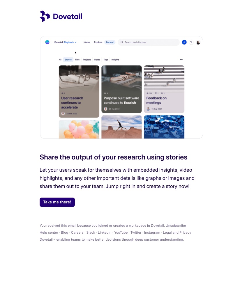 Dovetail - Share stories and inspire action 💥