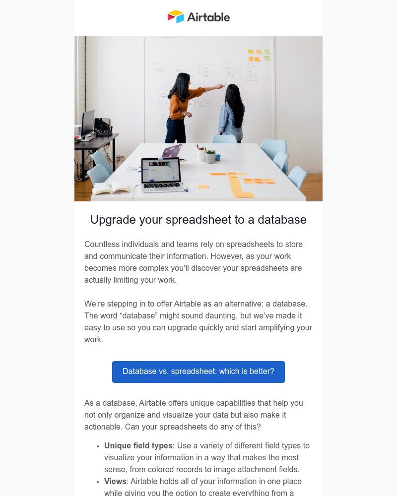 Airtable - π‘ Shed some light on your data with Airtable