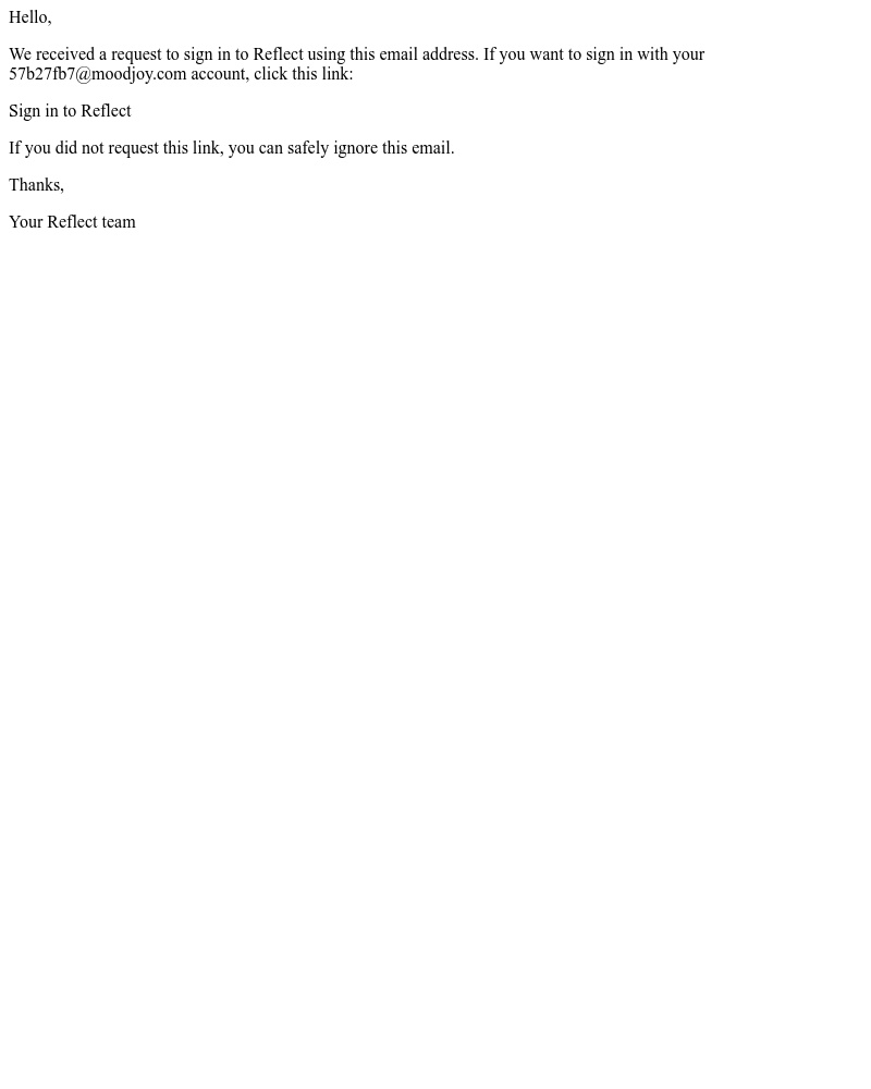 Reflect - Sign in to Reflect