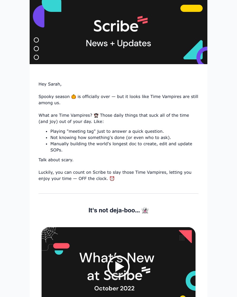 Scribe - Slaying Time Vampires π§