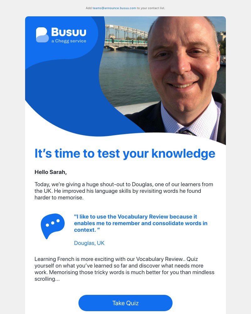 Busuu - Smart Review is your secret weapon π