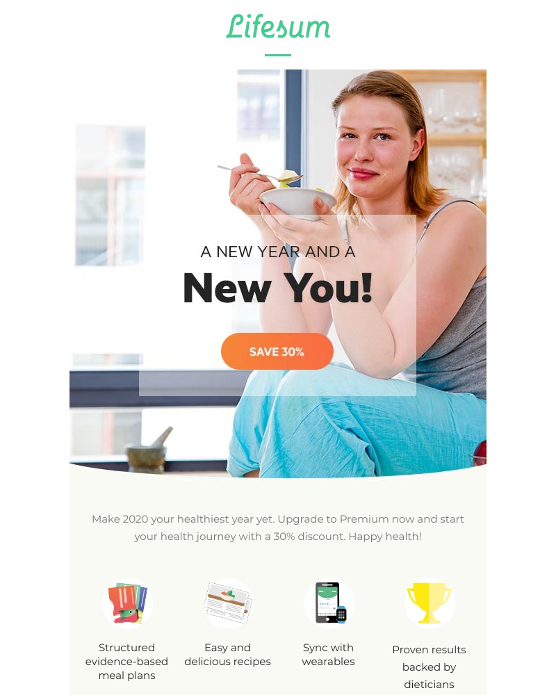 Lifesum - Some help to stick to healthier 2020