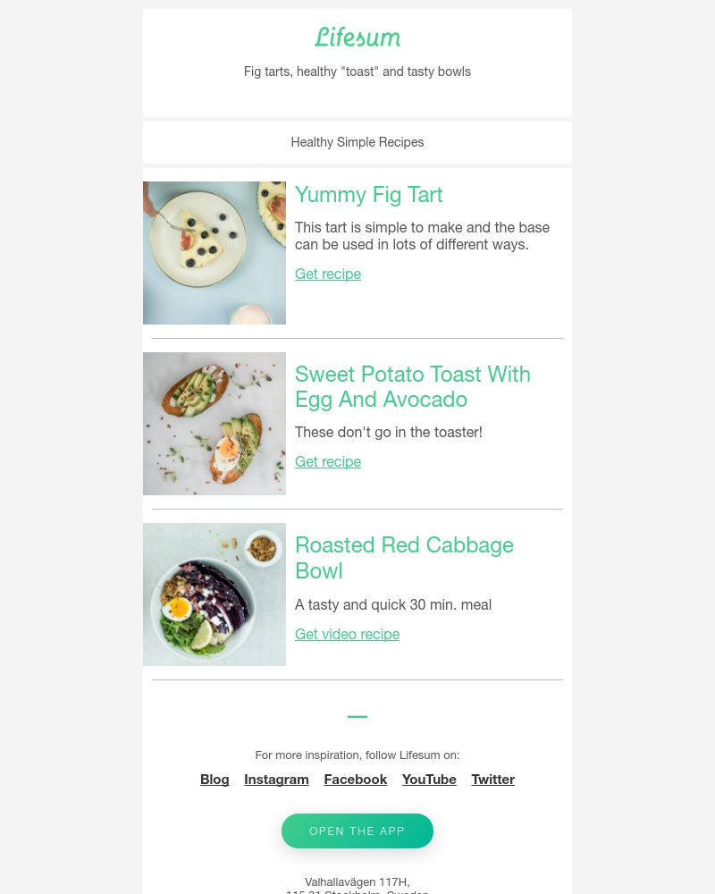 Lifesum - Some of our favorite 30 min recipes