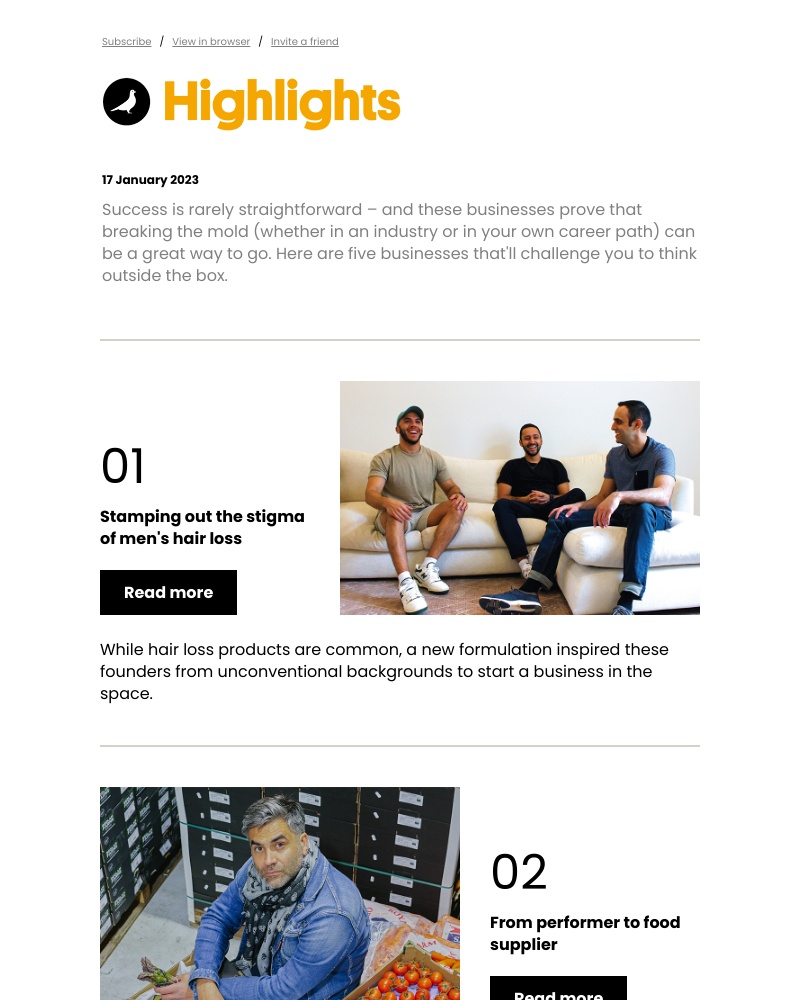 Mailchimp - Stamping out the stigma of men's hair loss