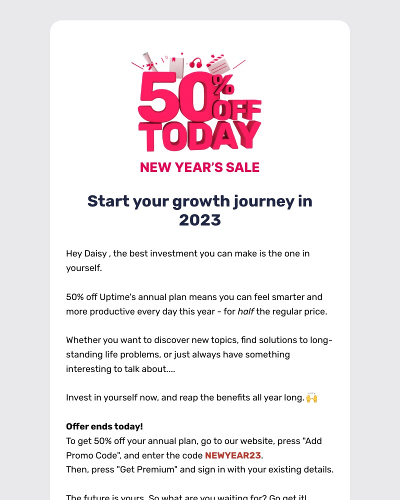 Uptime - Start your growth journey in 2023