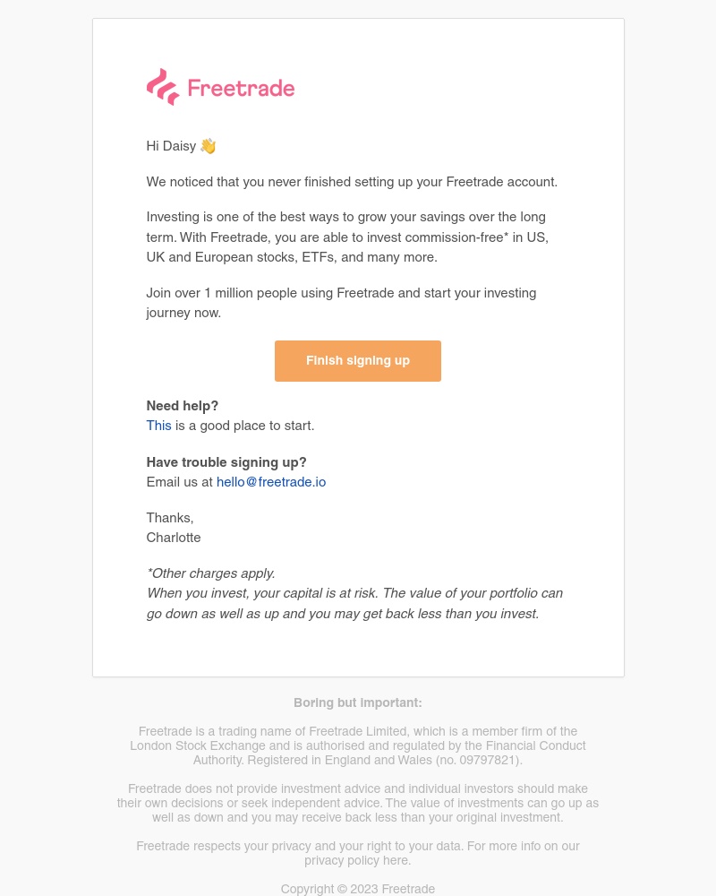 Freetrade - Start your investing journey now