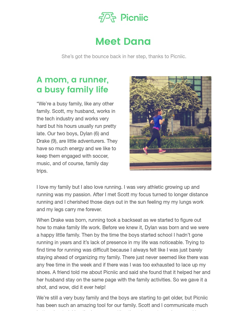 Picniic - Story time ๐โHow Dana found extra hours in her day
