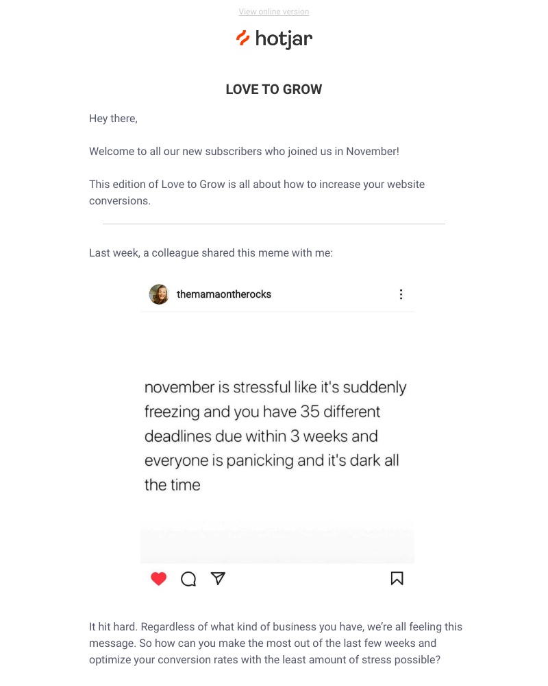 Hotjar - Stress less. Convert more. 🧘🚀